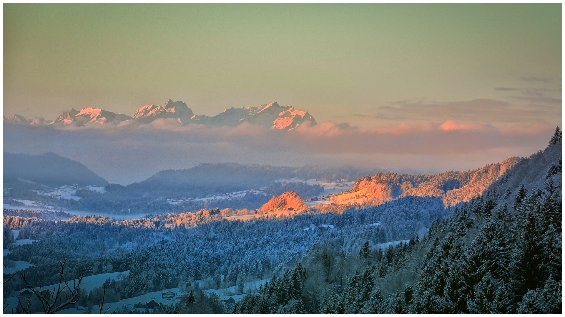 mountains valley landscape free photo