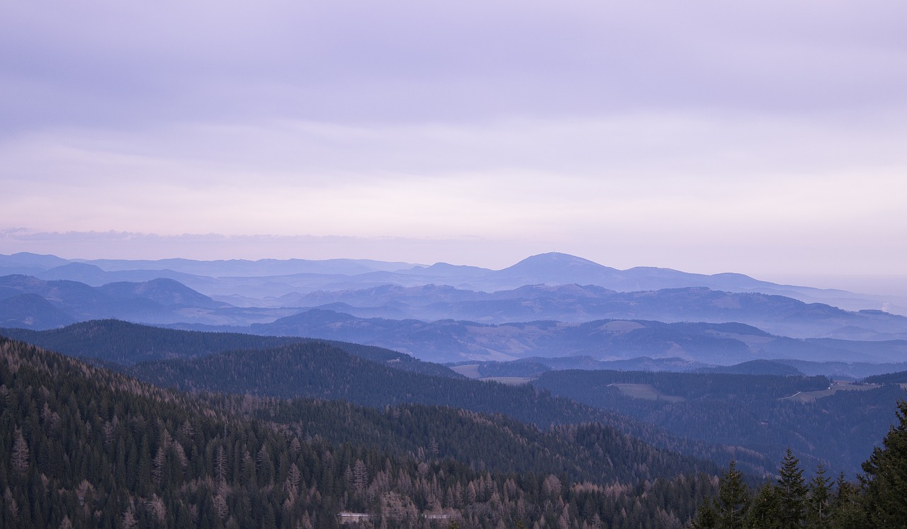 mountains sunrise outlook free photo