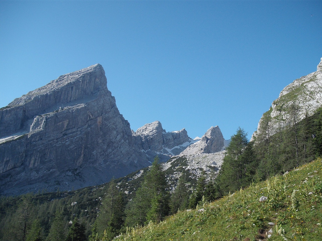 mountains alpine nature free photo