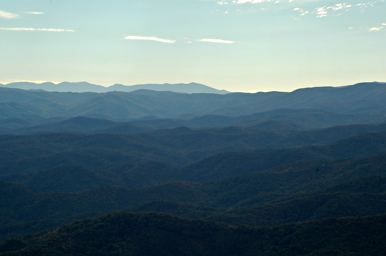 mountains blue ridge landscape free photo