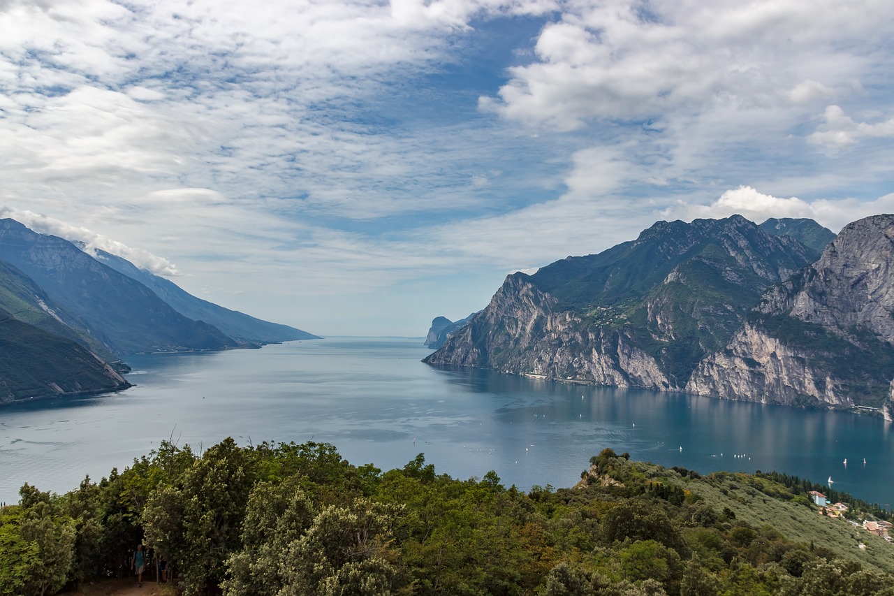 mountains lake italy free photo