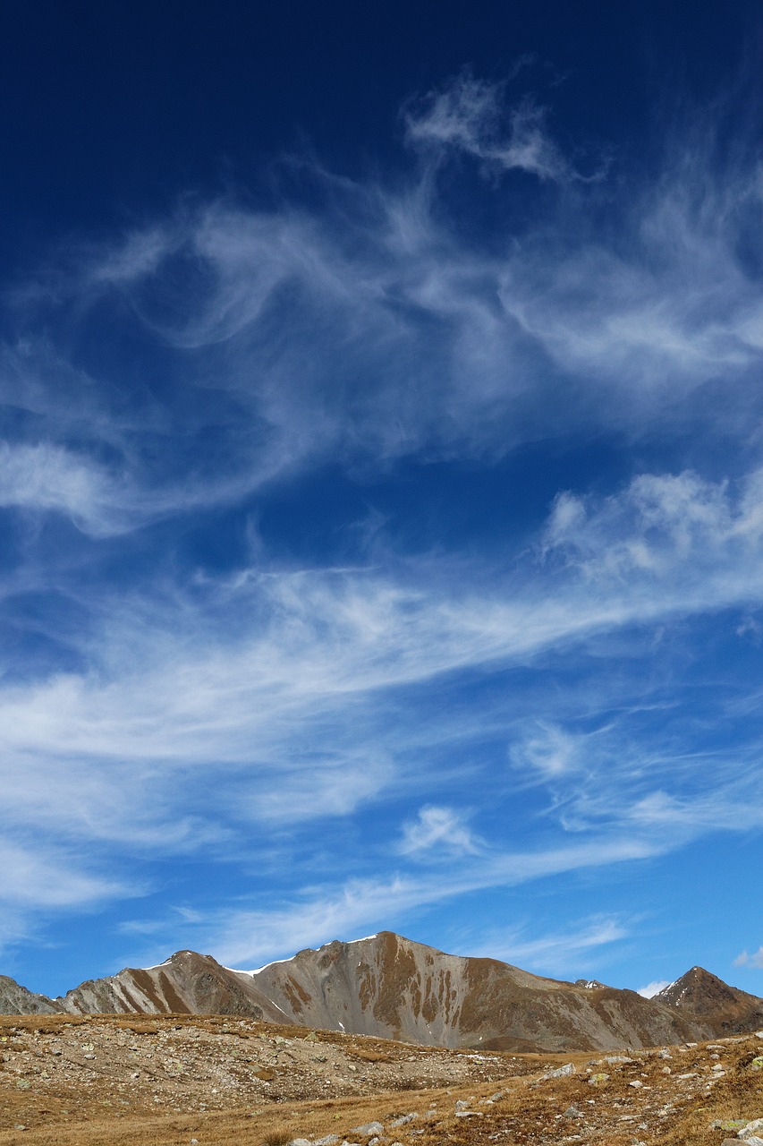 mountains alpine clouds free photo