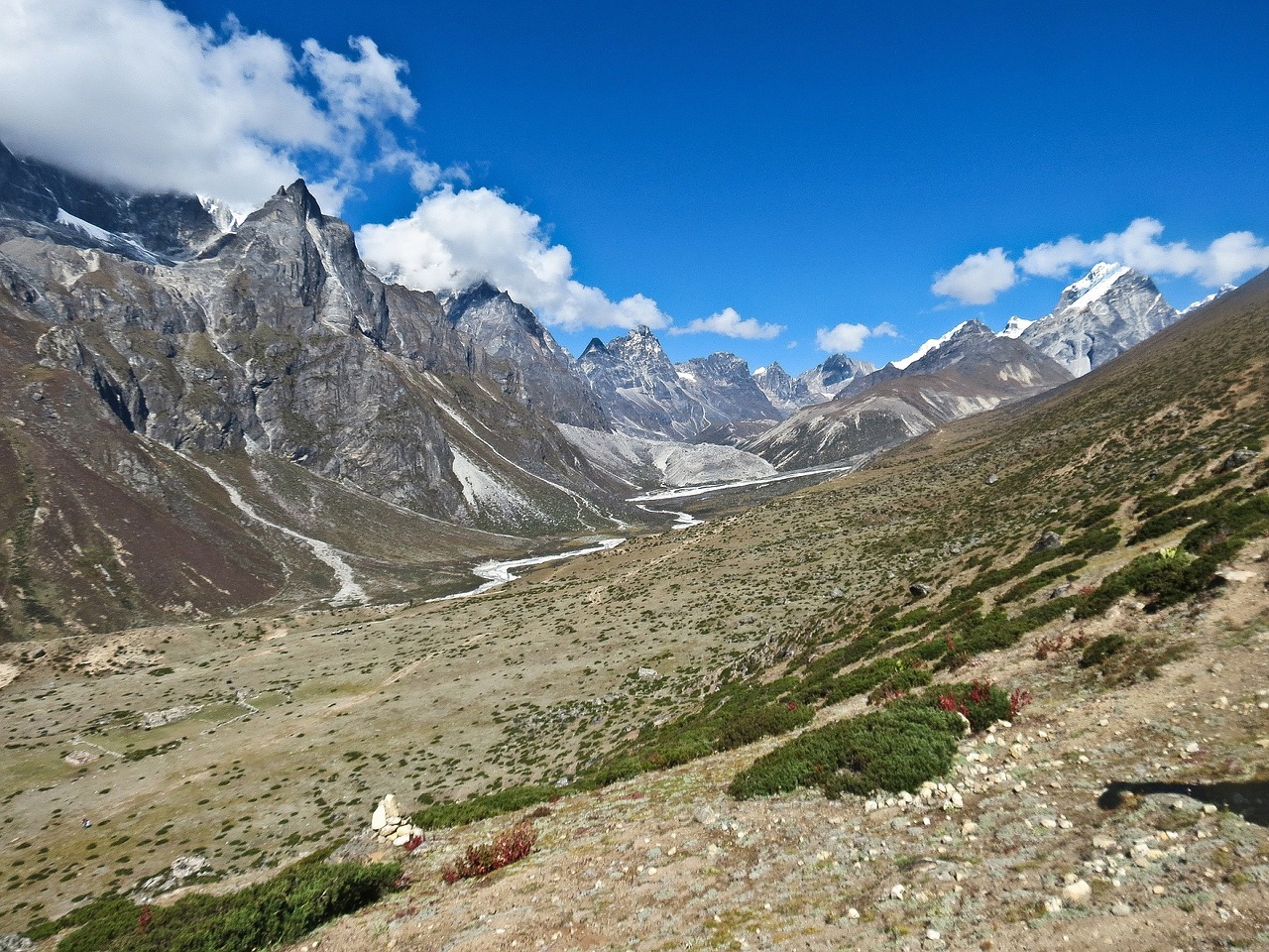 mountains mount everest base camp free photo