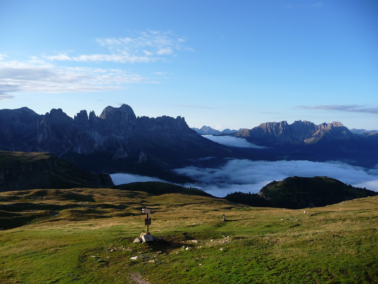 mountains alpine morgenstimmung free photo