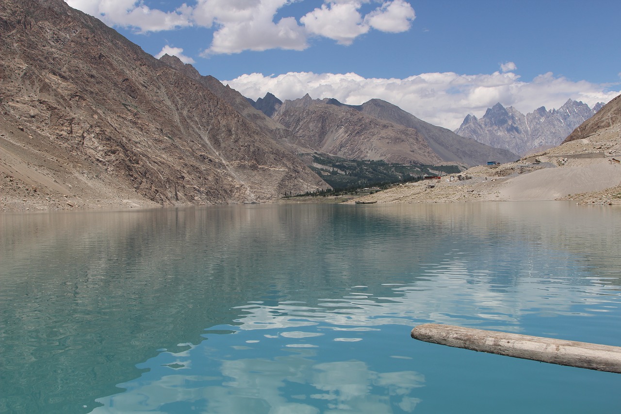 mountains water lake free photo