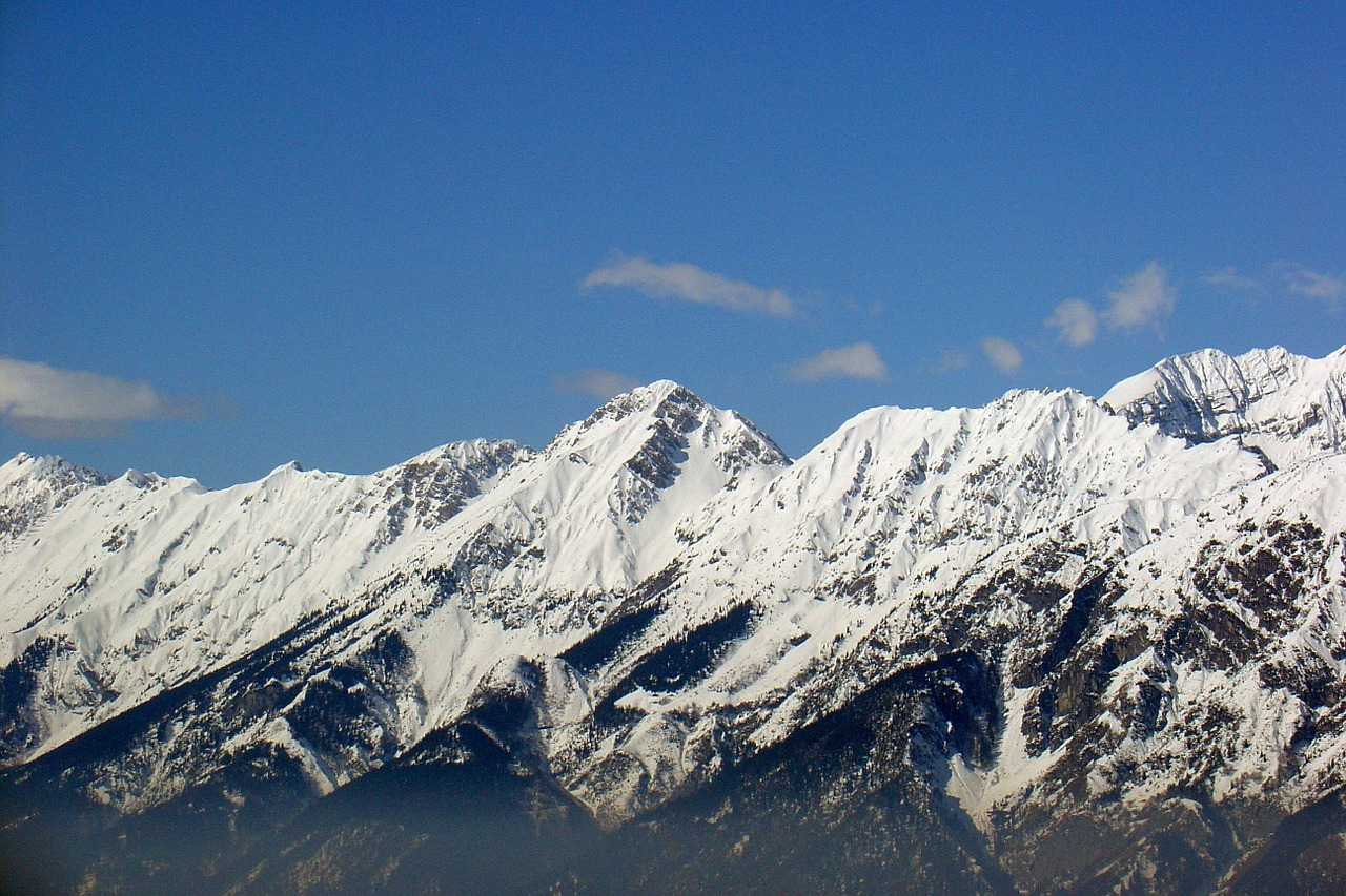 mountains alpine winter free photo