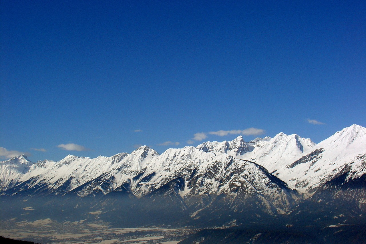 mountains alpine winter free photo