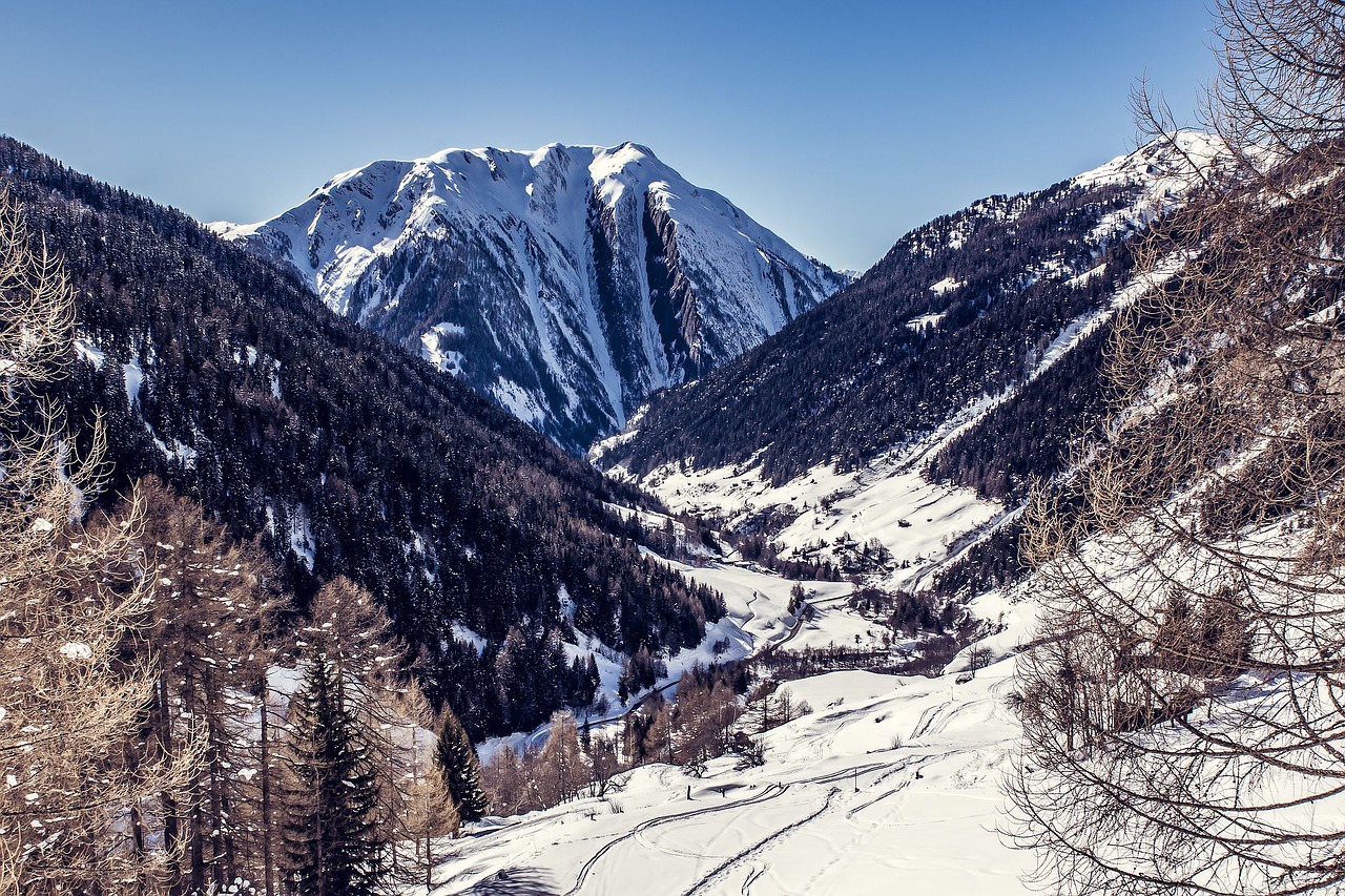 mountains snow switzerland free photo