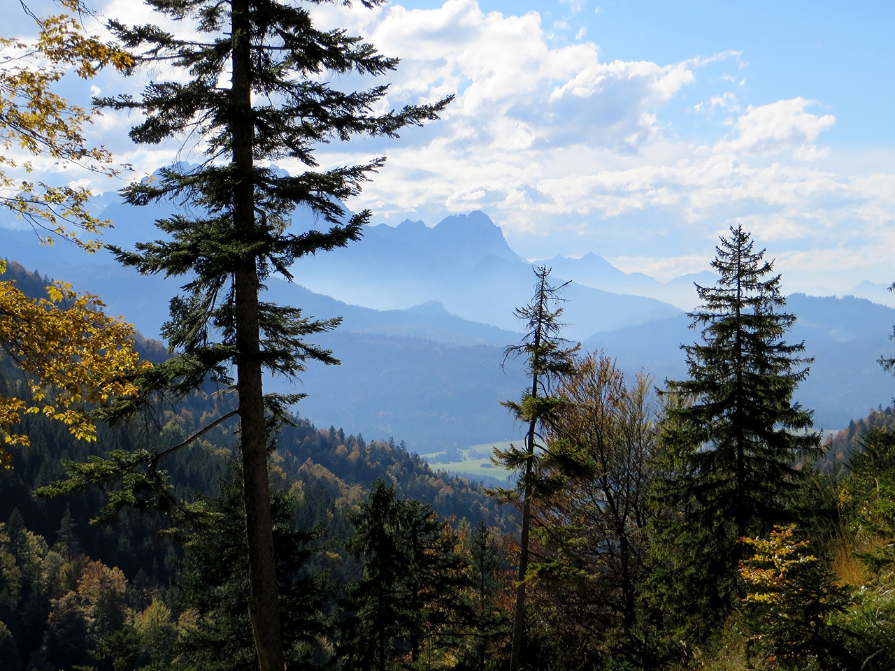 mountains mood fog free photo