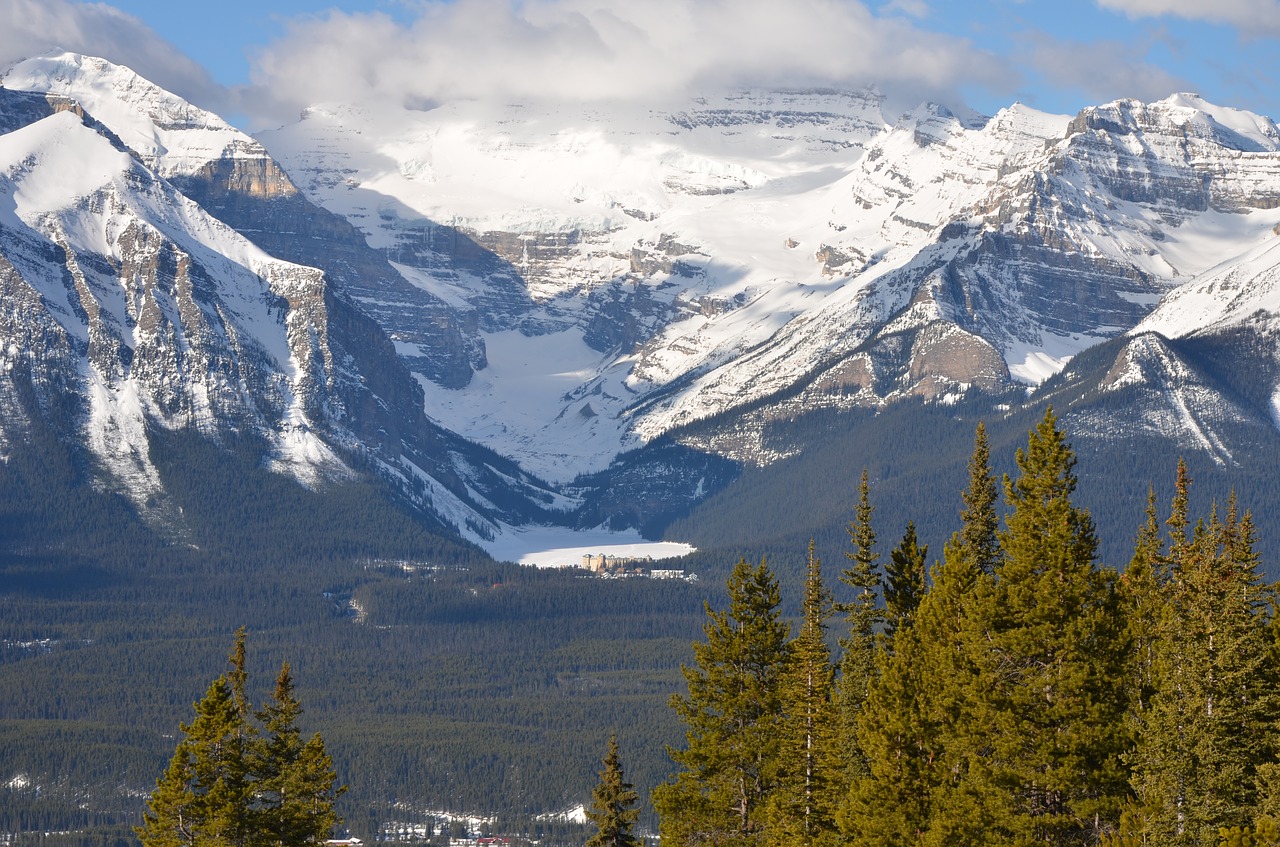 mountains winter snow mountain free photo