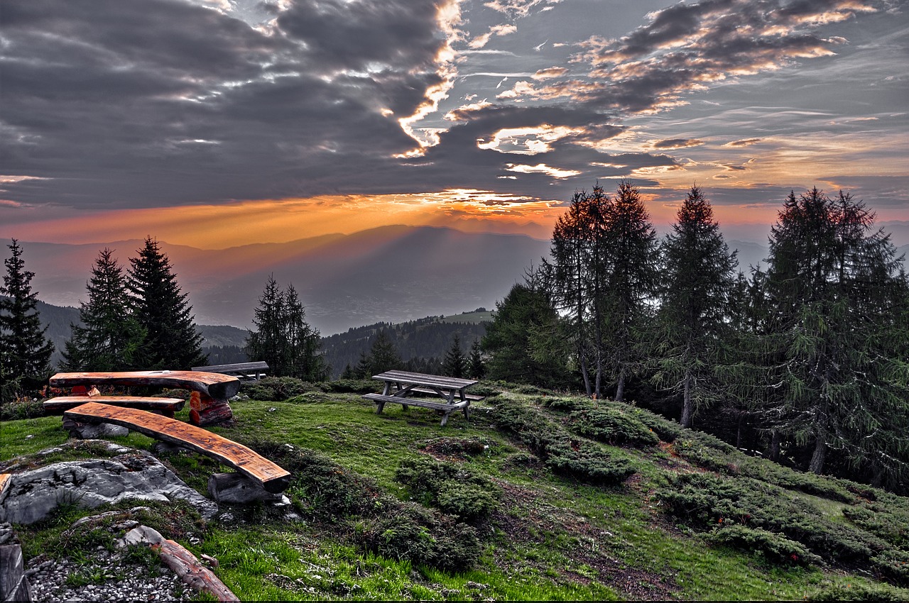 mountains landscape panorama free photo