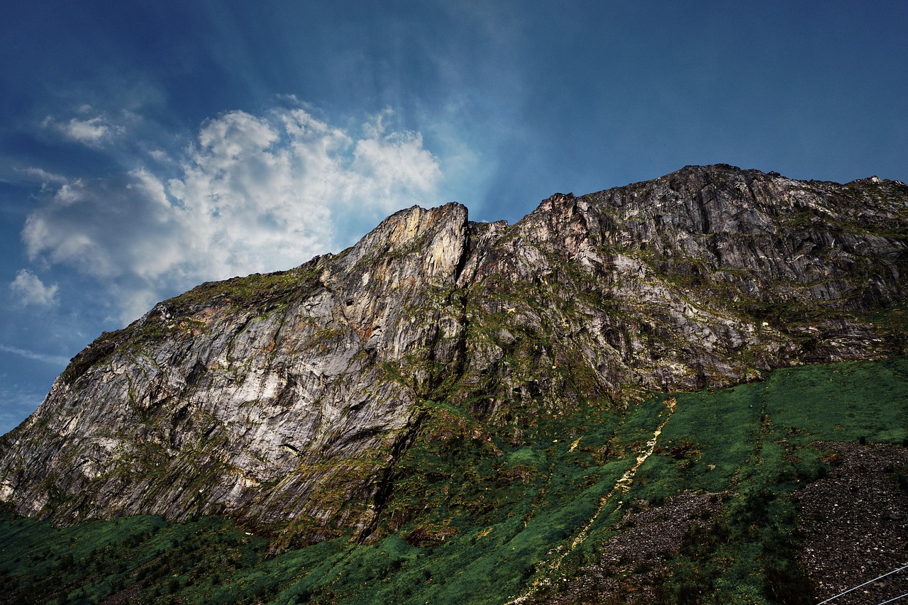 mountains nature norway free photo