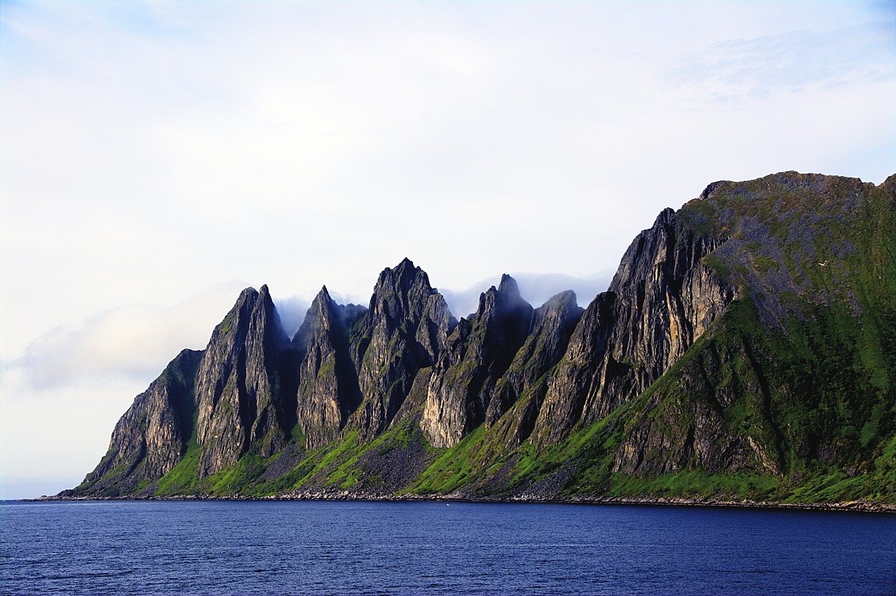 mountains nature norway free photo