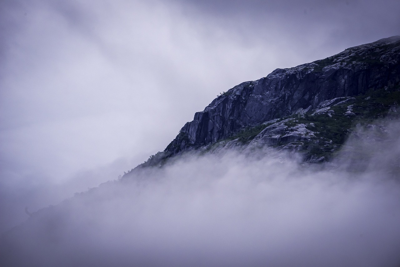 mountains sky clouds free photo