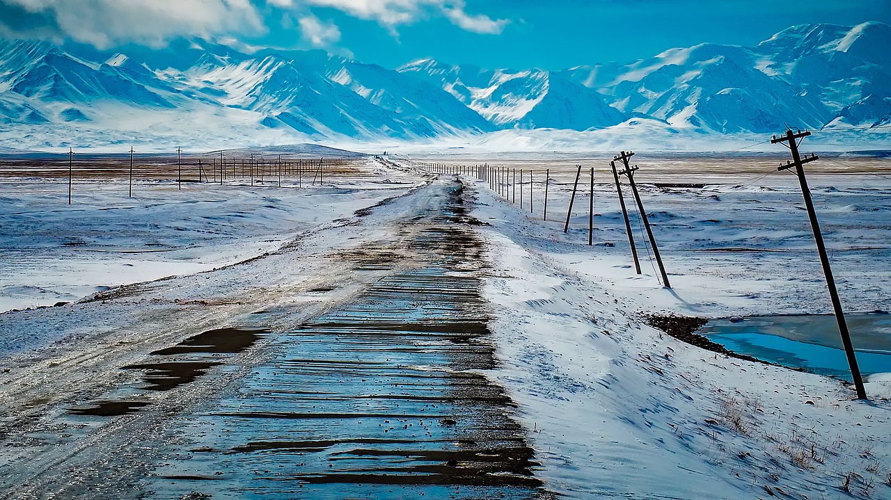 mountains snow ice free photo