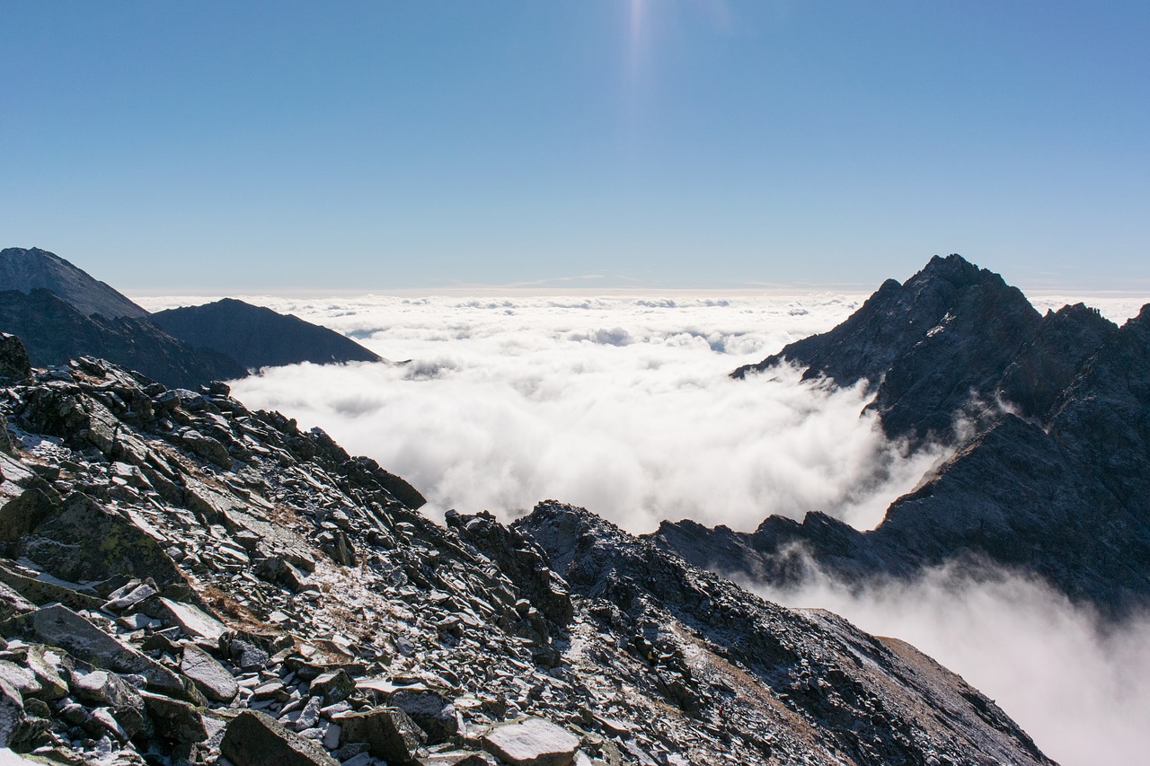 mountains tatras clouds free photo