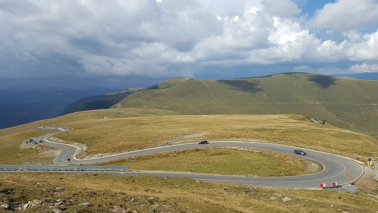 mountains serpentine winding free photo