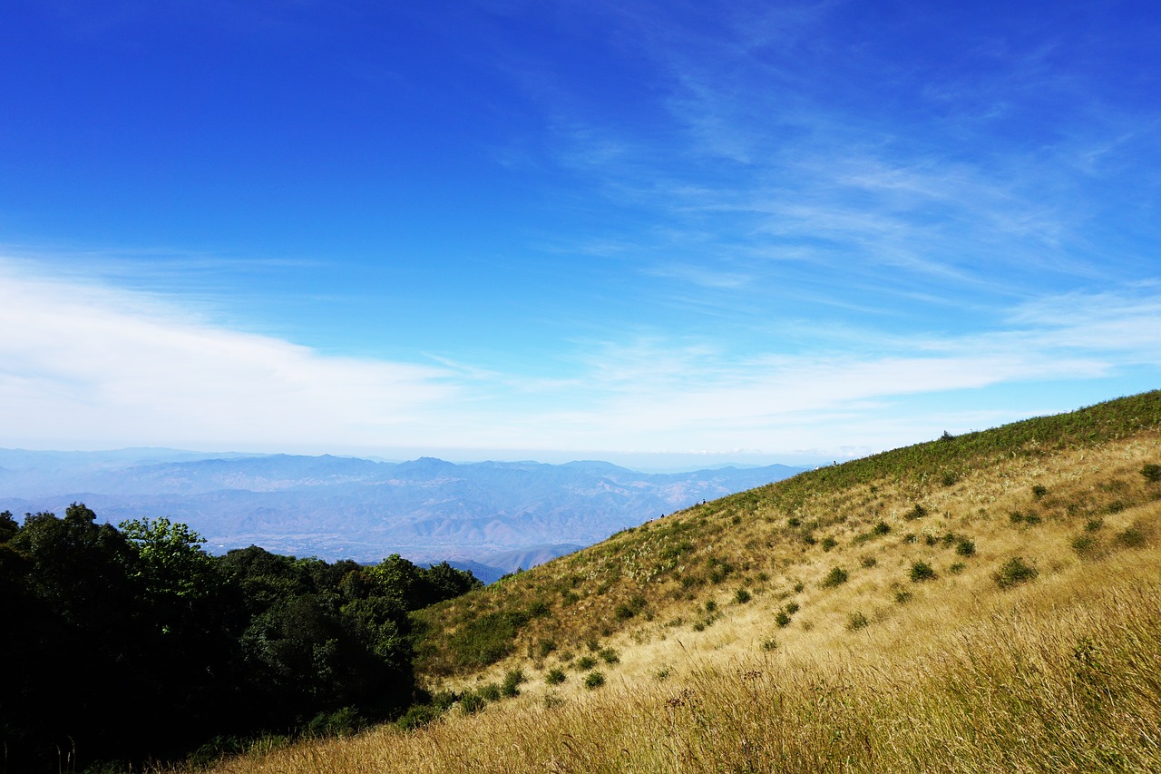 mountains doi inthanon thailand free photo