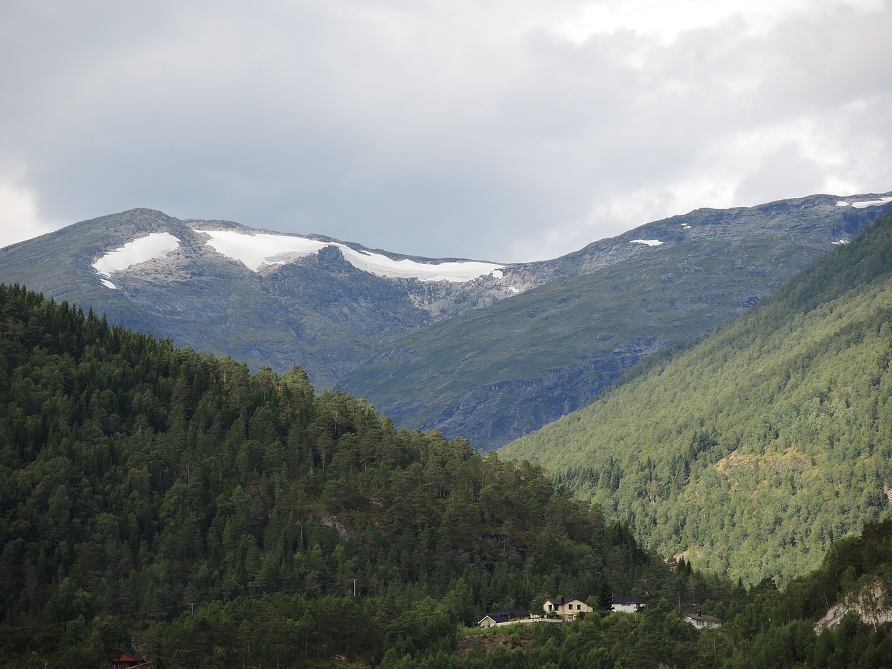 mountains landscape norway free photo