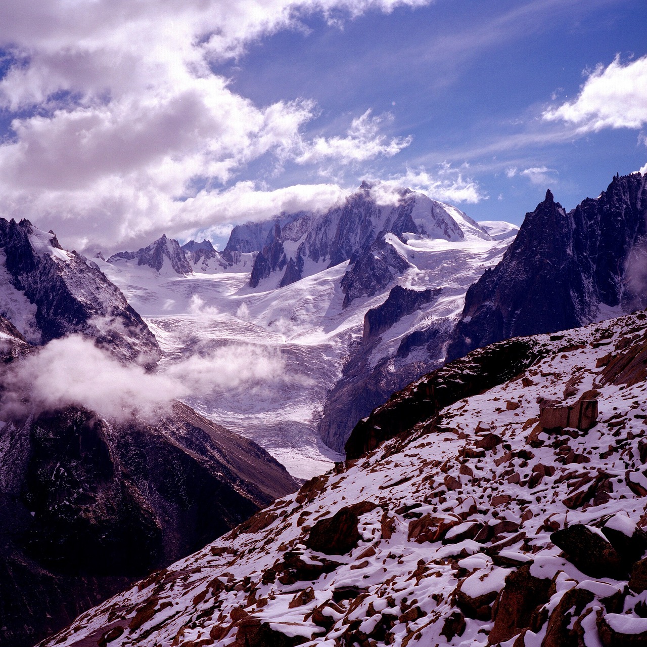 mountains scenic panorama free photo
