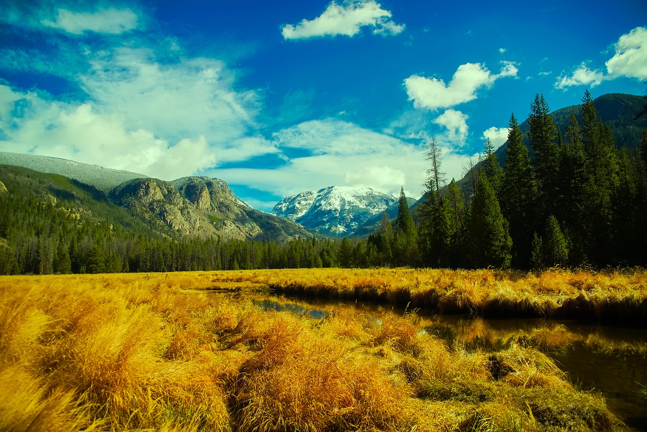 mountains sky clouds free photo