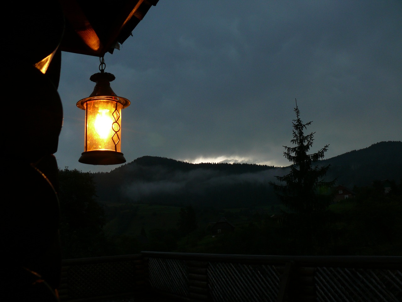 mountains lamp nature free photo