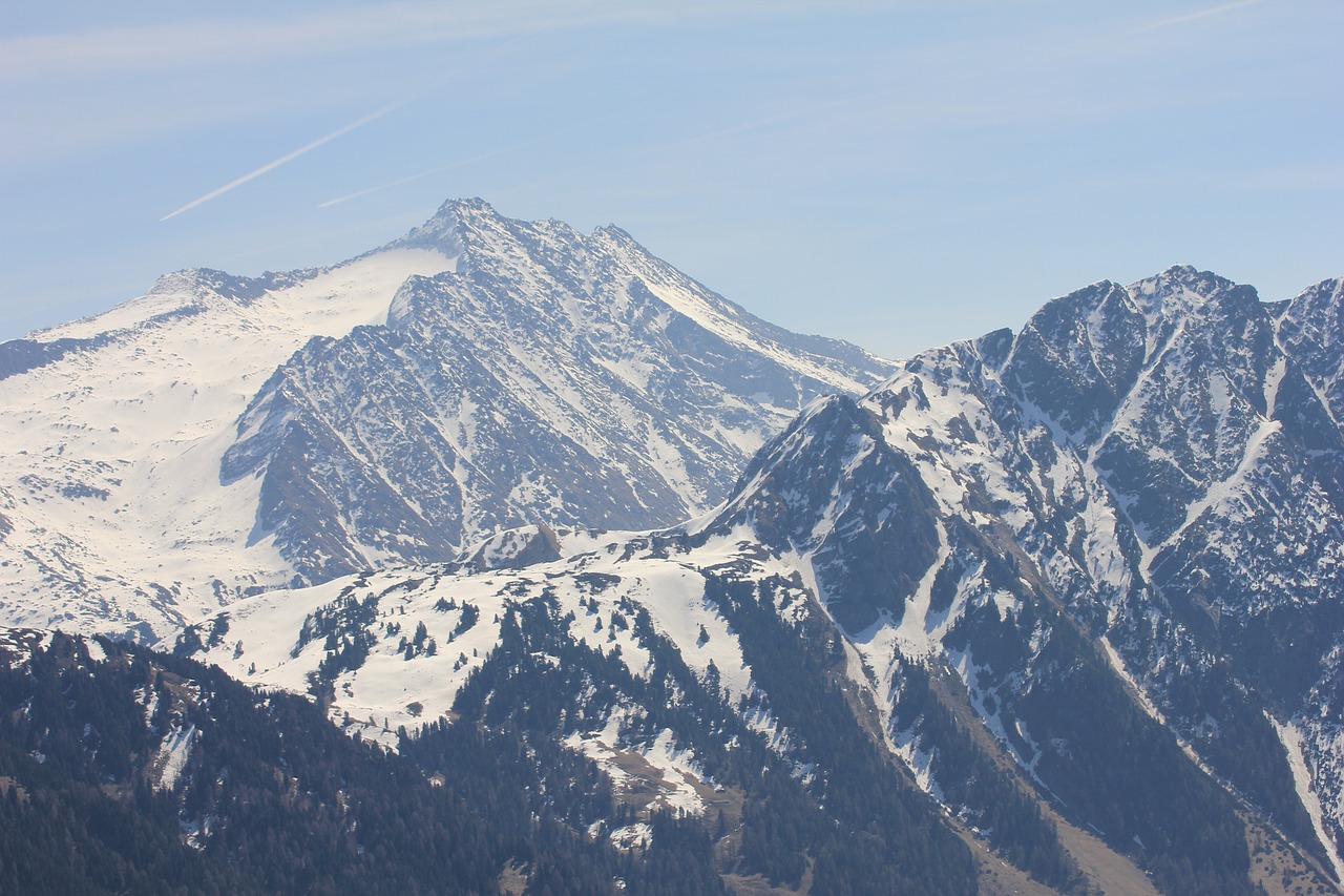 mountains sky clouds free photo