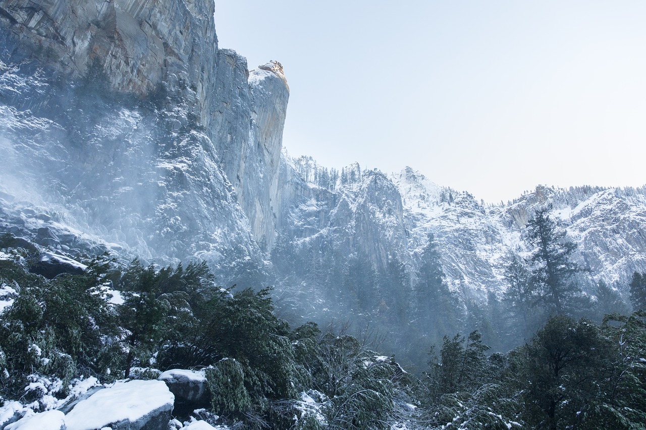 mountains winter snow free photo