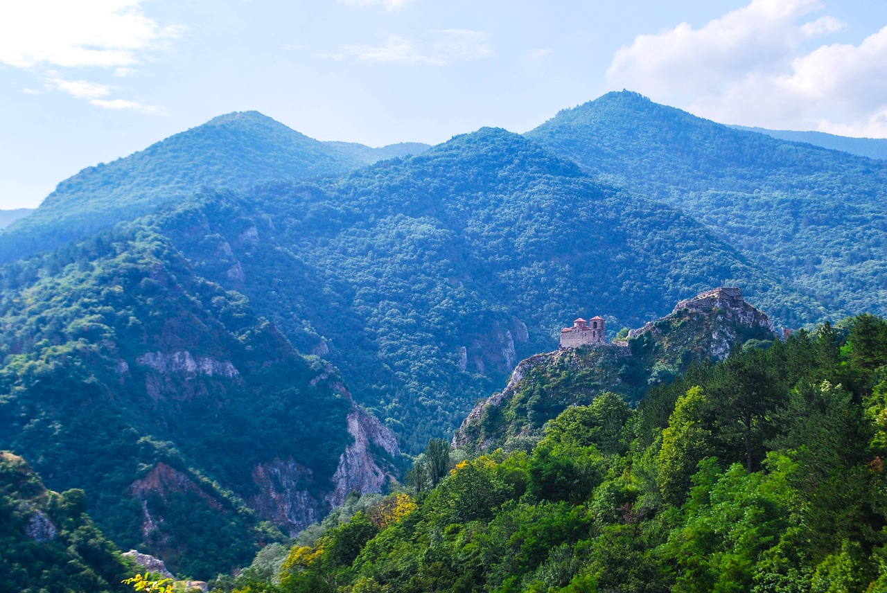 mountains bulgaria castle free photo