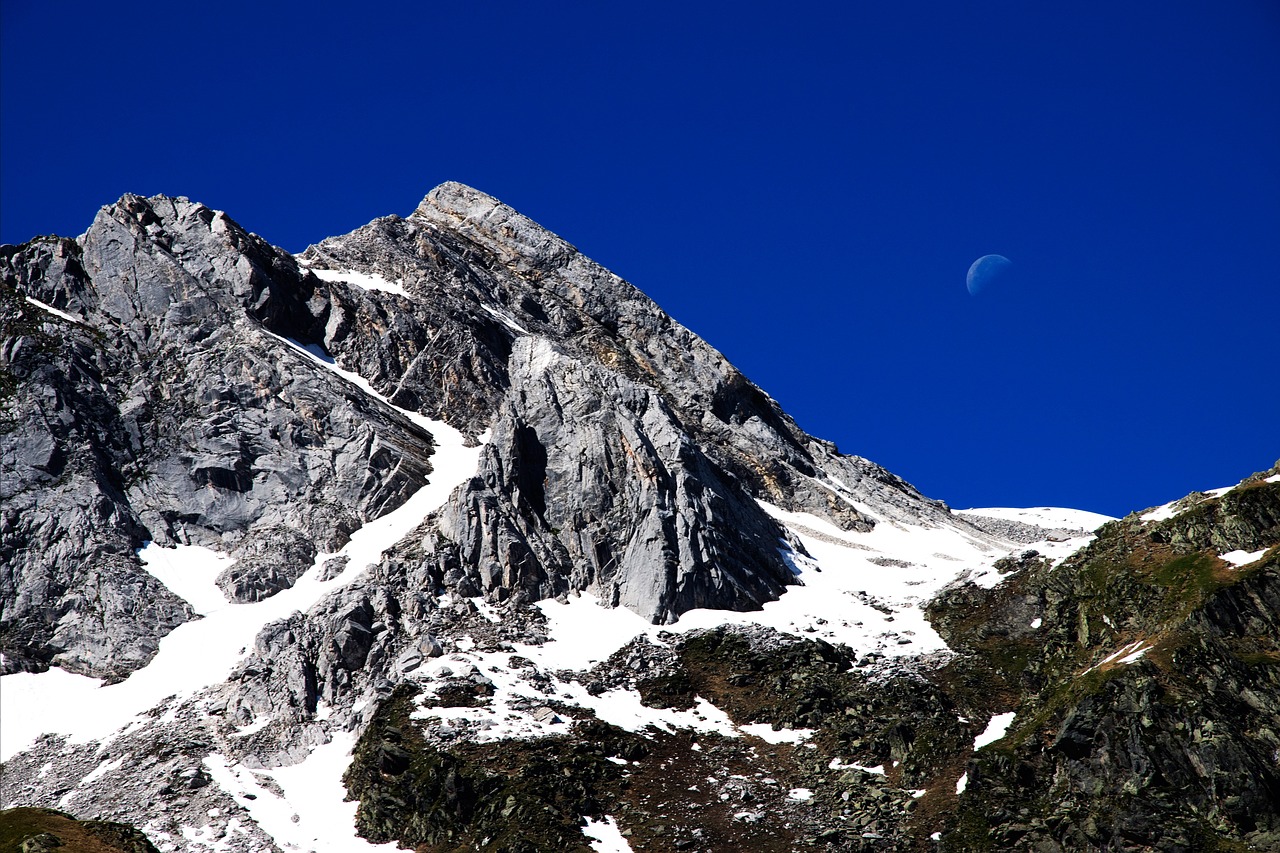 mountains snow alpine free photo