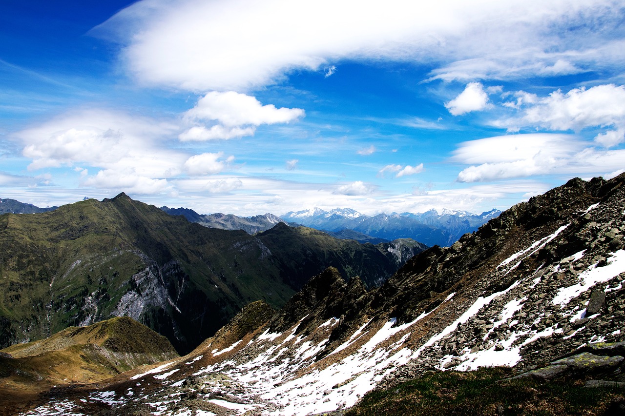 mountains snow alpine free photo