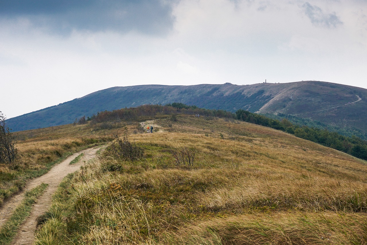 mountains way hiking trail free photo