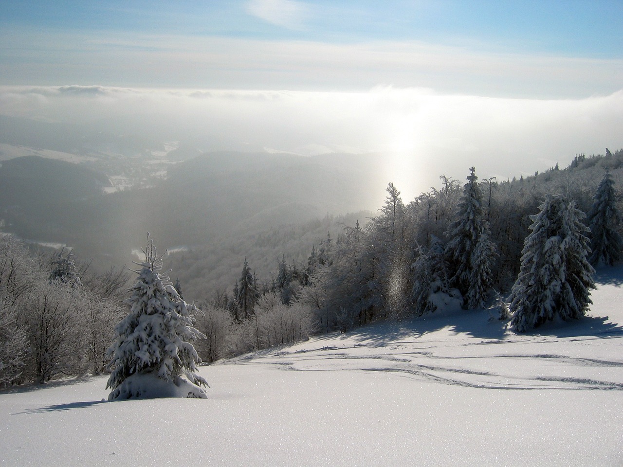 mountains snow poland free photo