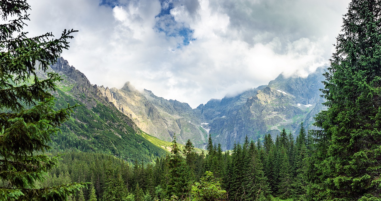 mountains morskie oko nature free photo