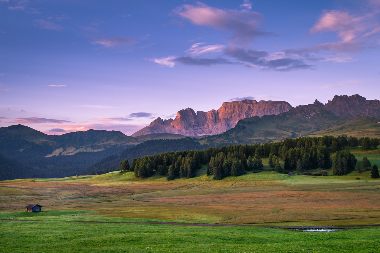 mountains highland cloud free photo