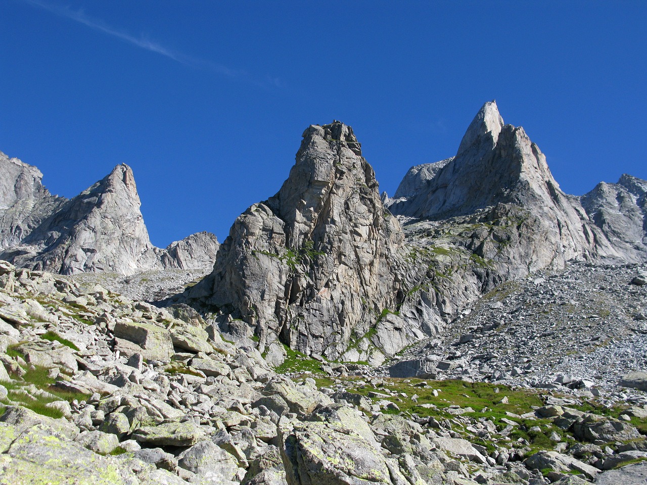 mountains the alps sky free photo