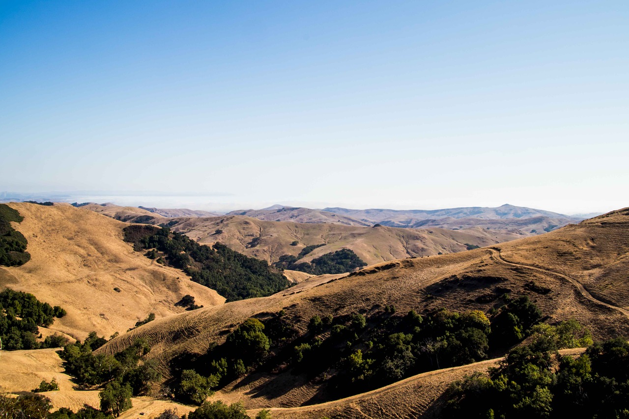 mountains california highway free photo