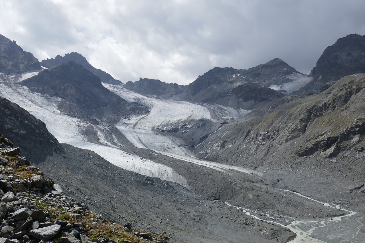 mountains glacier alpine free photo