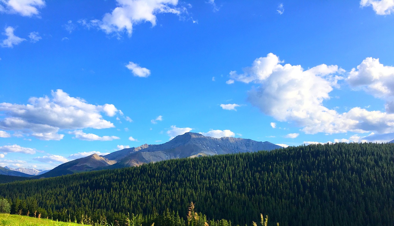 mountains canada nature free photo