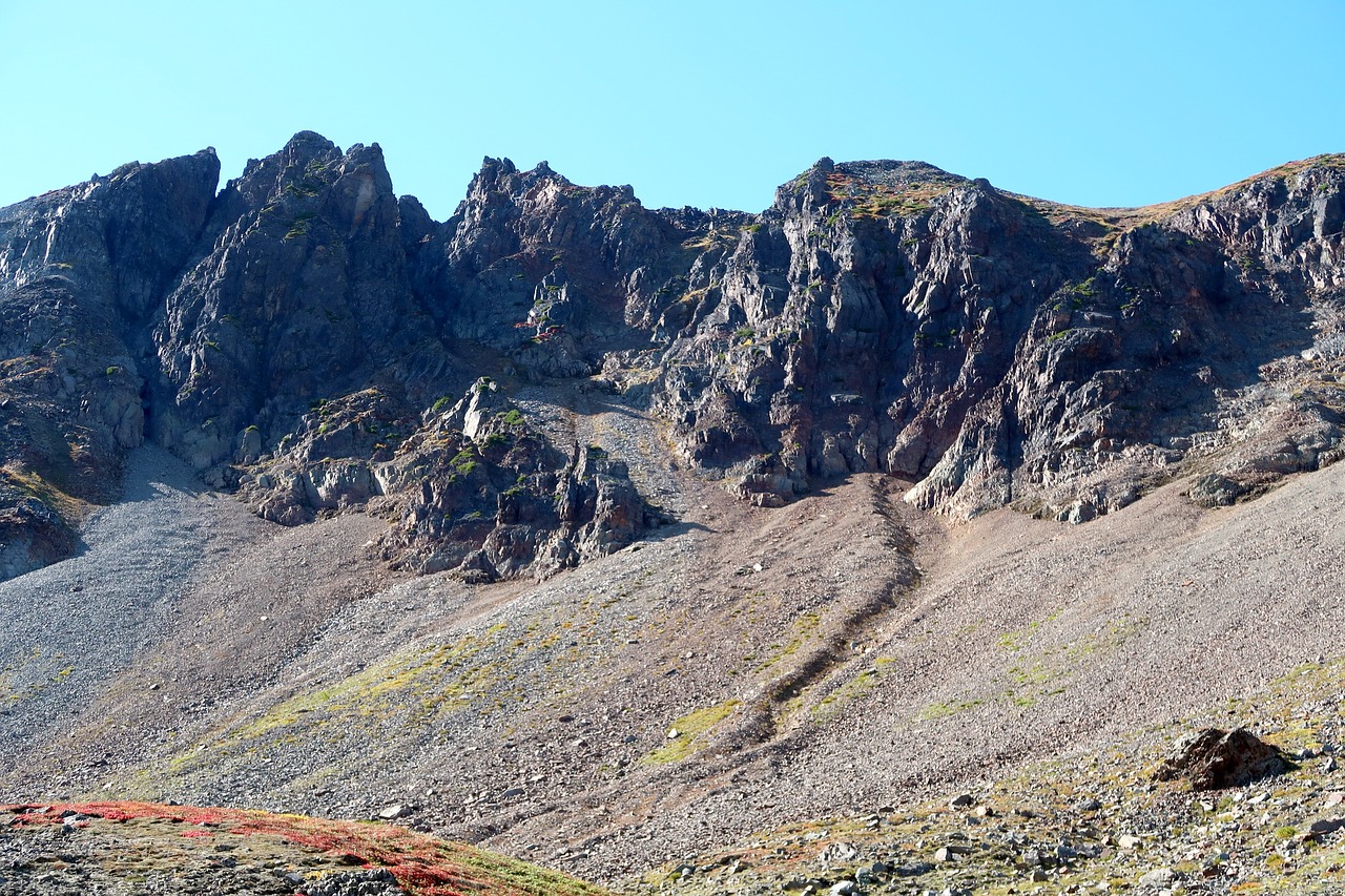 mountains rocks an ancient volcano free photo