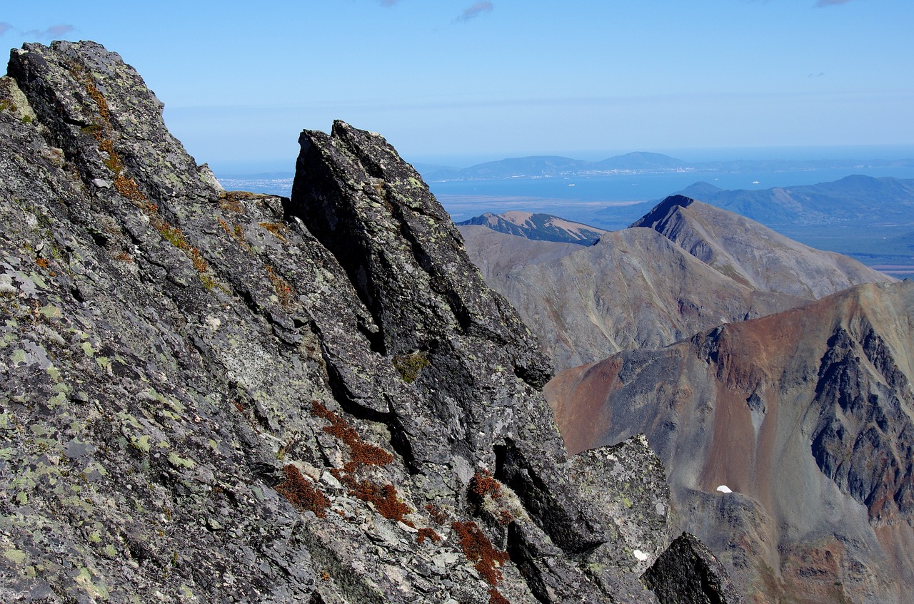 mountains rocks stones free photo