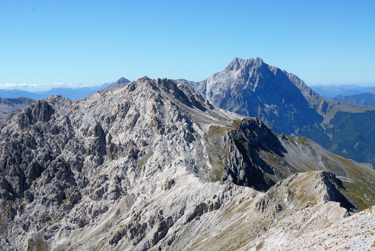 mountains peaks apennines free photo