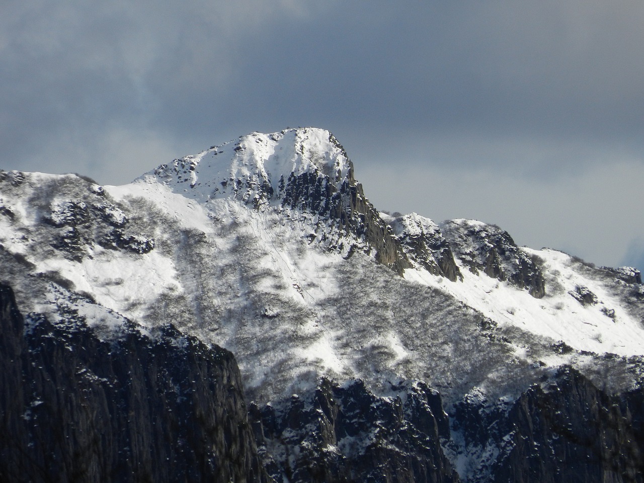 mountains rocks slopes free photo