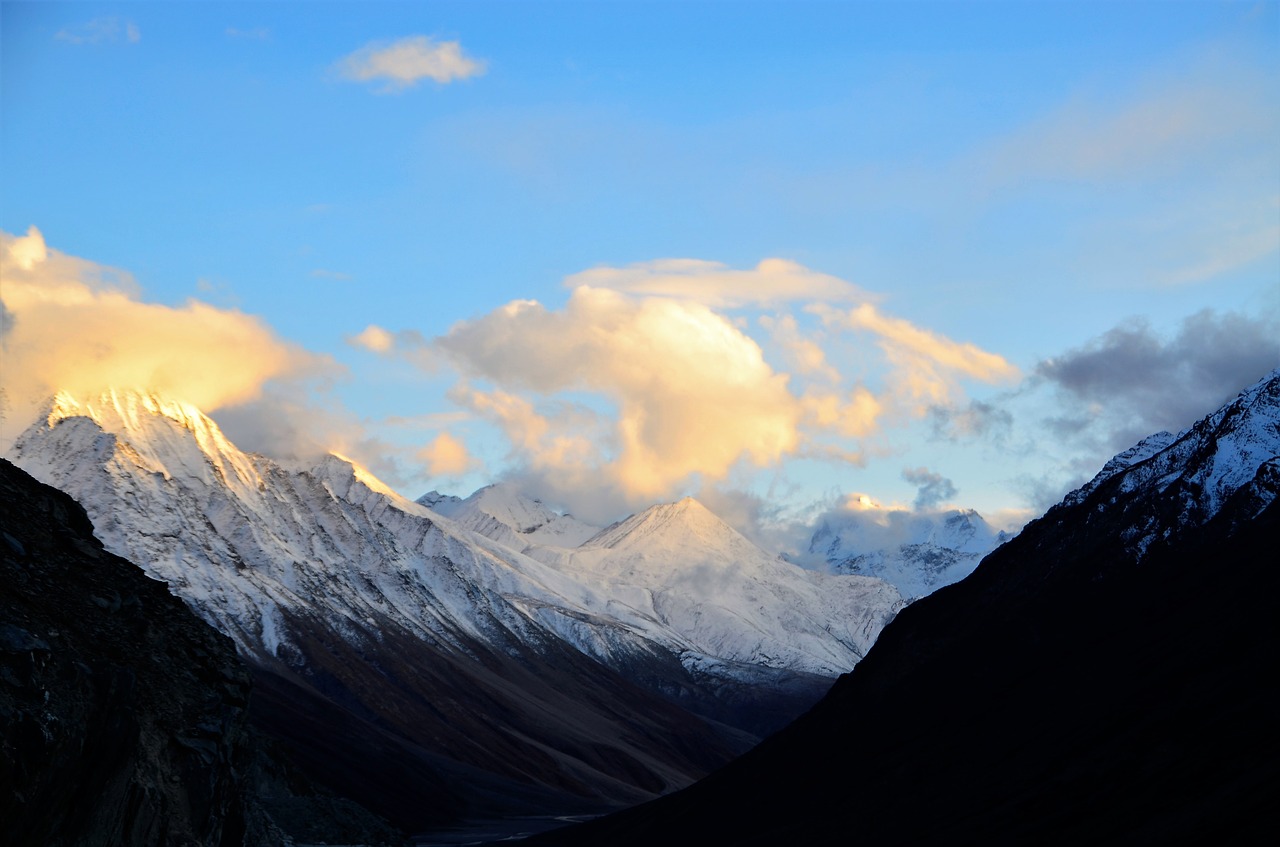 mountains himalayas landscape free photo