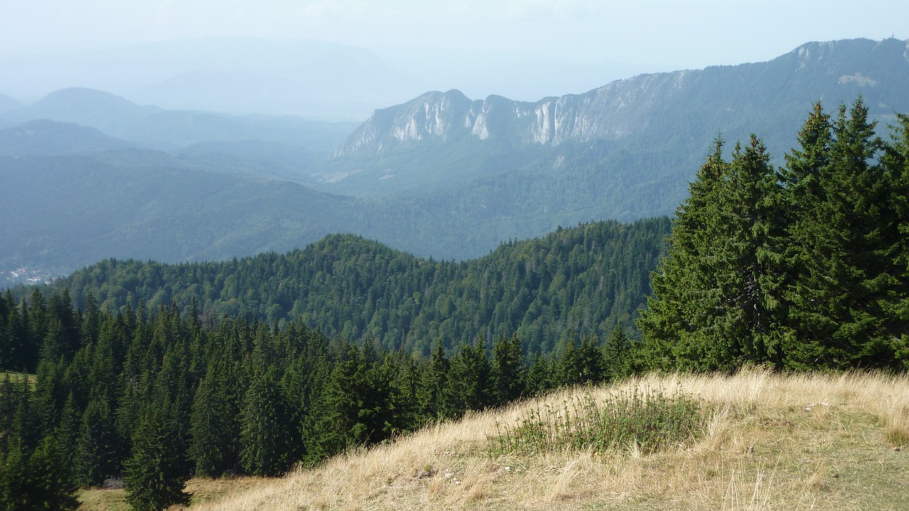 mountains romania view free photo