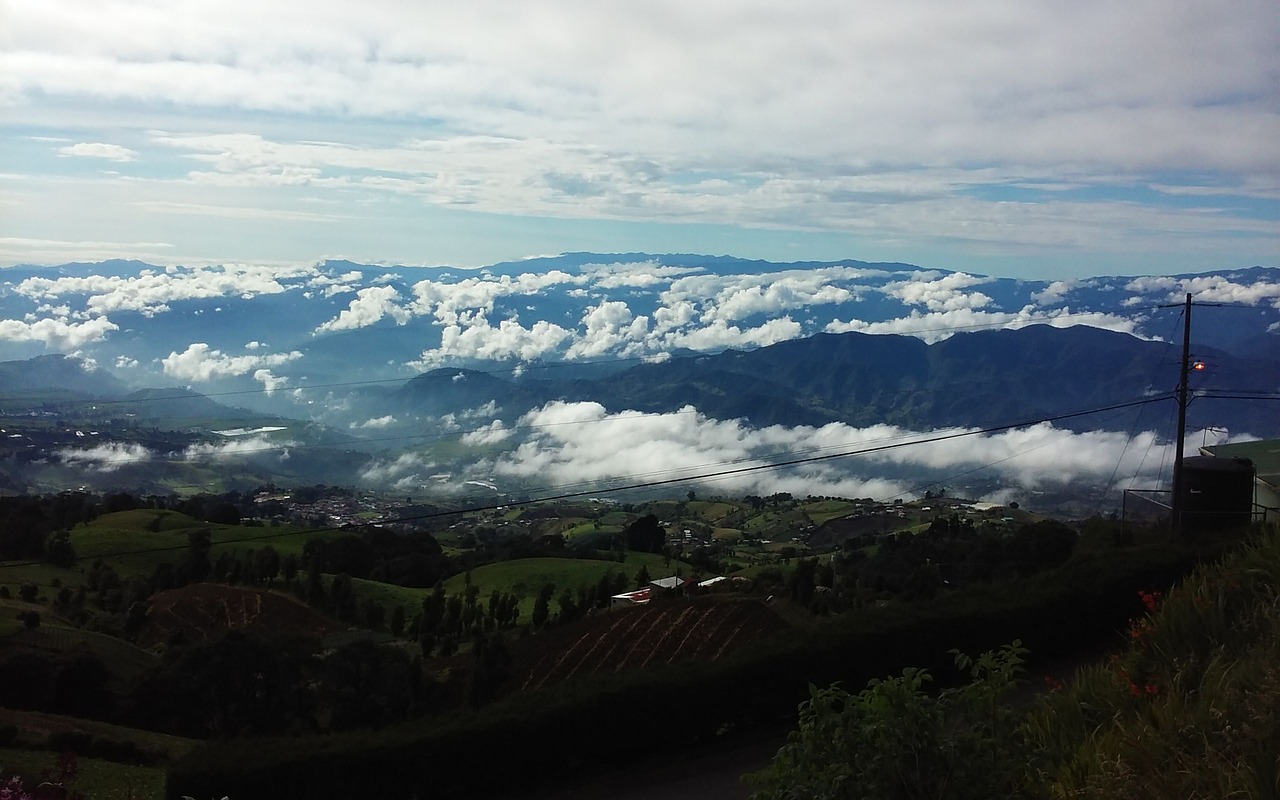 mountains cartago costarica free photo