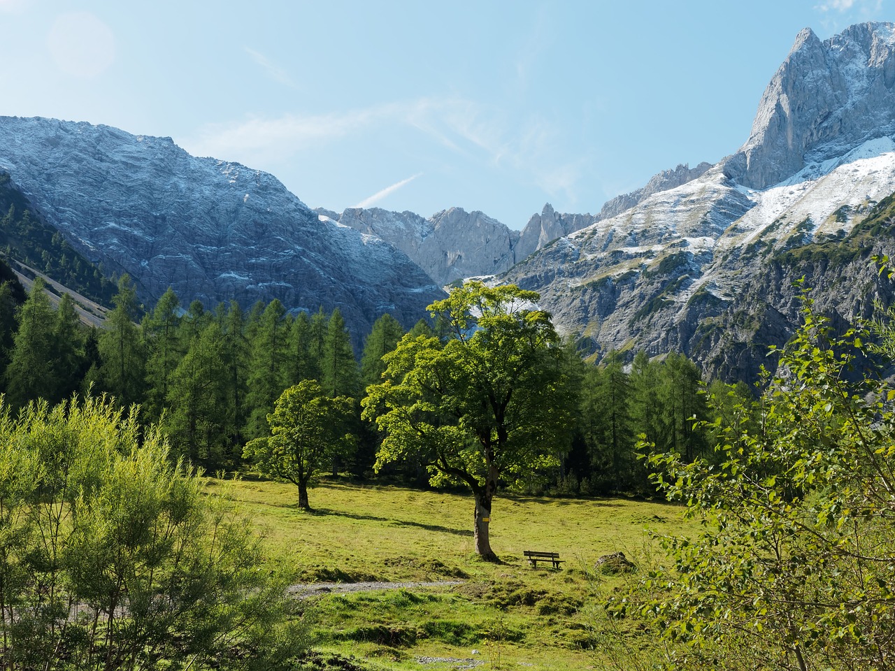 mountains karwendel austria free photo