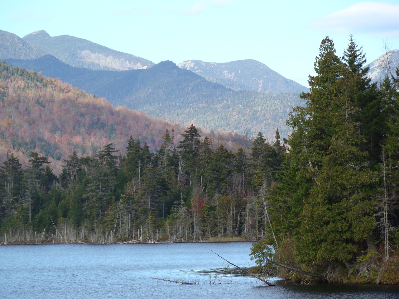 mountains lake nature free photo