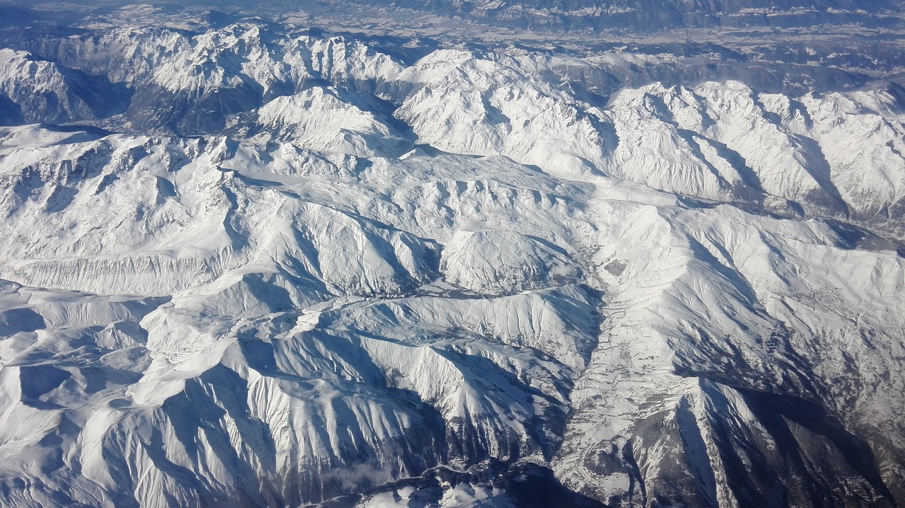 mountains winter alpine free photo