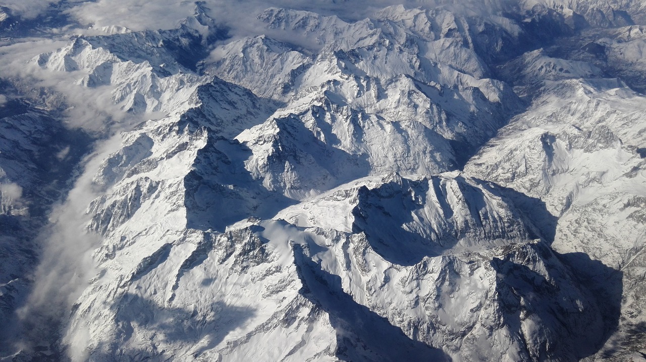 mountains winter alpine free photo